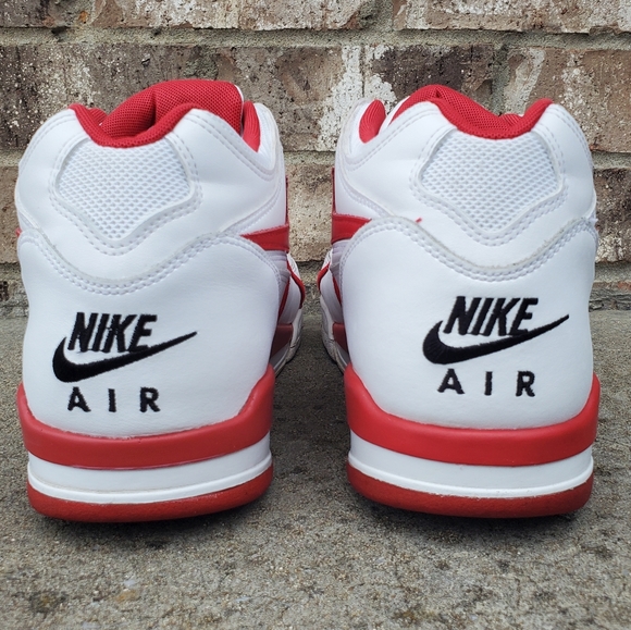 Nike Air Flight 89 "Ron Harper" 819665-100 Red White Mens Size 13 US Shoes - Picture 4 of 12
